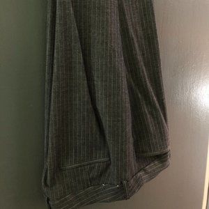 Low Rise Striped Barely Boot Columnist Pant